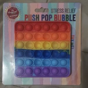 Rainbow Push Pop Bubble Fidget Toy